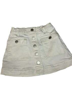 Crewcuts white denim shorts size 6
